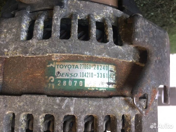 Генератор Toyota Alphard ANH10W 2AZ-FE