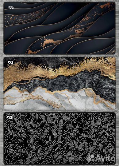 Большие игровые коврики 31 цвет