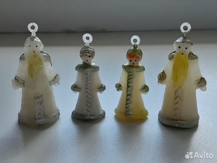 Елочные игрушки Малютка парные фигурки