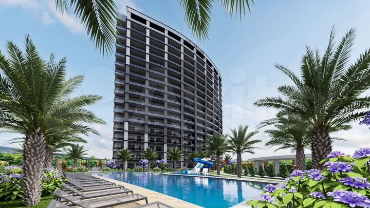 2-к. квартира, 65 м² (Турция)