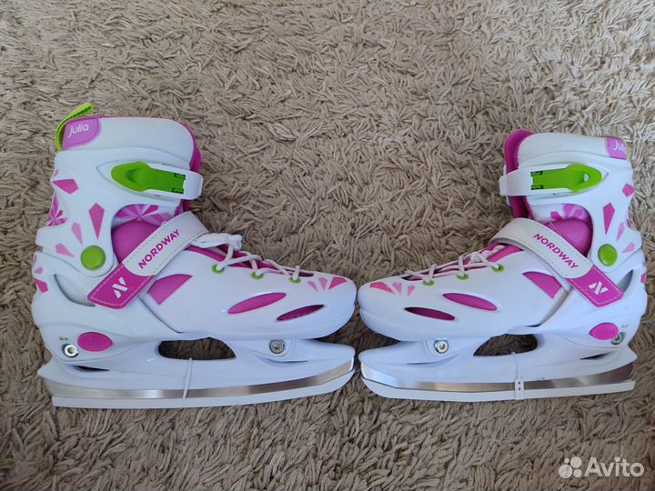 Коньки детские раздвижные 34-37