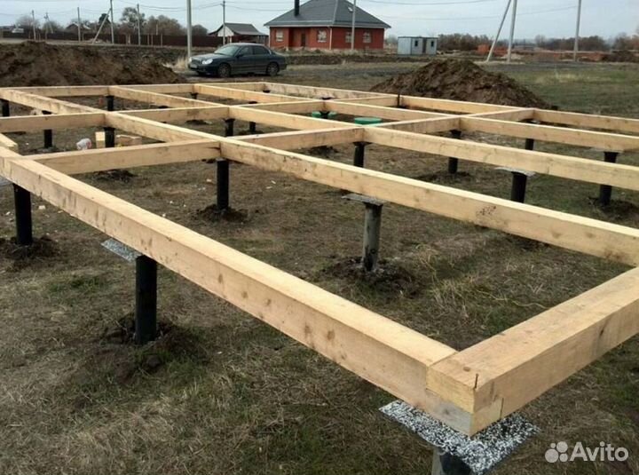 Установка винтовых свай