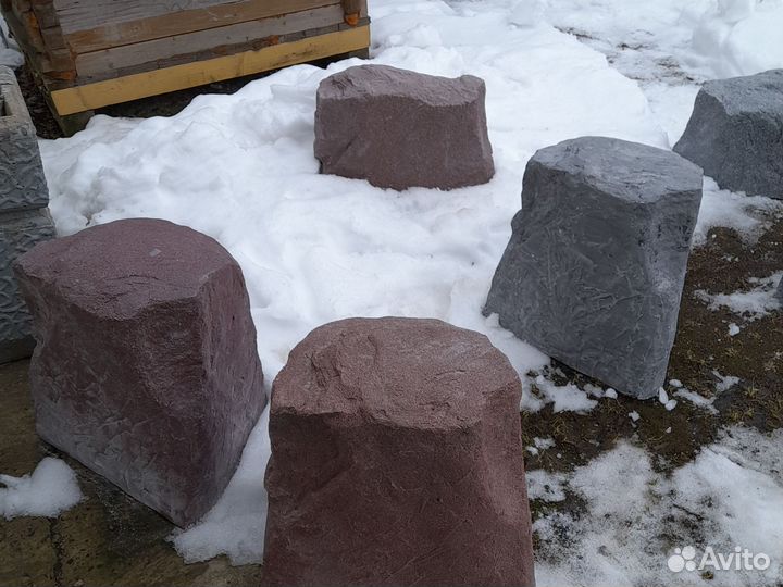 Искусственный камень из стеклопластика