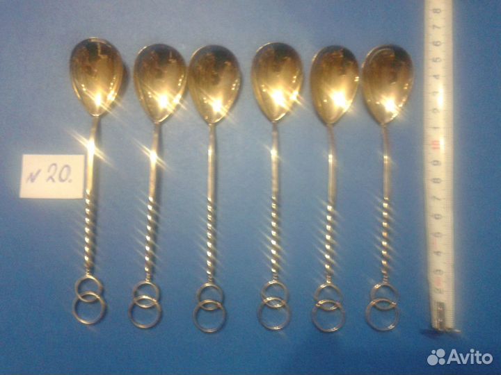 Чайные свадебные ложки