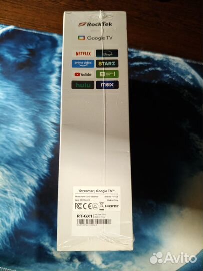 RockTek GX1 На 4 / 32 gb тв приставка. Медиаплеер
