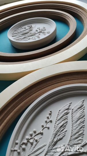 Опалубка для гипса - Круги. Ботанический бареф