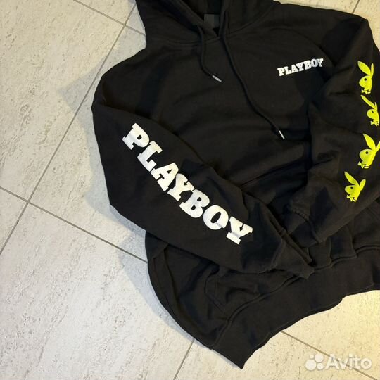 Винтажное редкое худи Playboy Big Back Logo