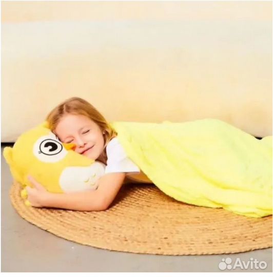 Игрушка новая сова с пледом