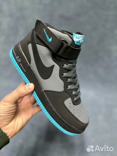 Кроссовки nike AIR force С мехом зимние