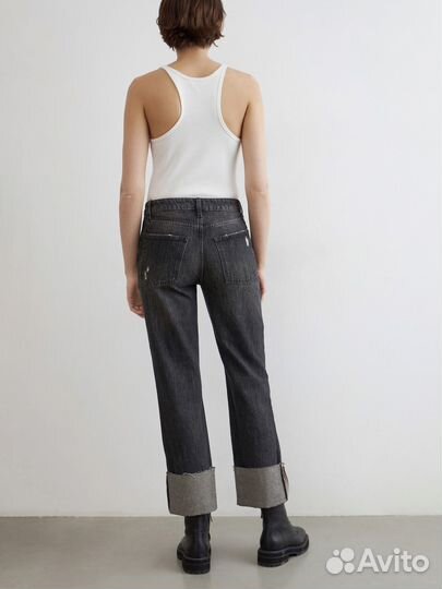 Джинсы в стиле гранж lime 34