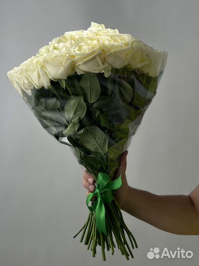 Розы 51 белые 50см Москва