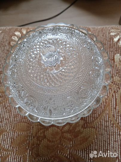 Конфетница с крышкой СССР