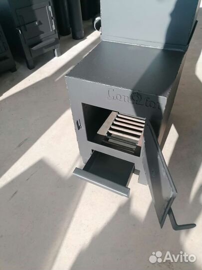 Буржуйка со съемной каменкой