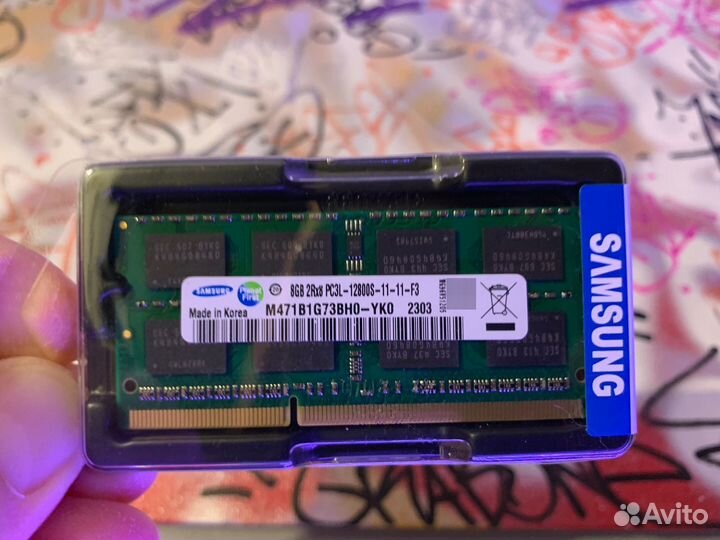 8gb ddr3l оперативная память для ноутбуков 1600mhz