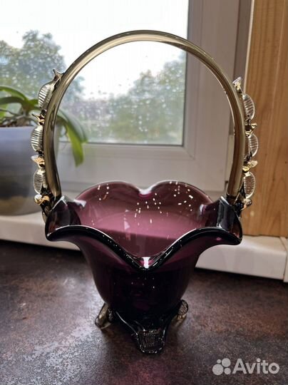 Корзина конфетница ваза СССР