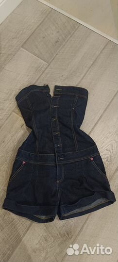 Джинсовый комбинезон