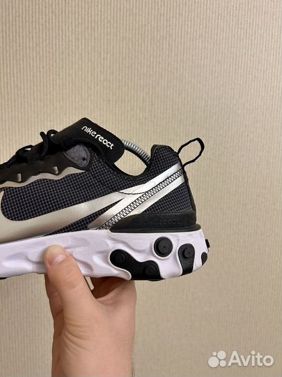 Кроссовки Nike React Element 55 “Black Metallic”