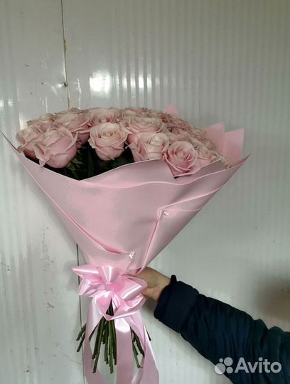 Розы с доставкой, букет роз 101