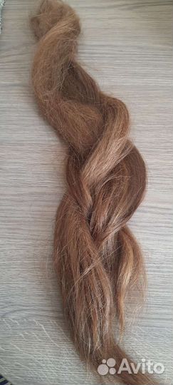 Волосы натуральные срез