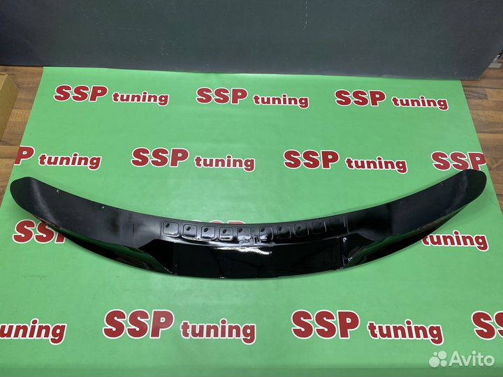 Сплиттер для BMW X5 F15 черный глянец