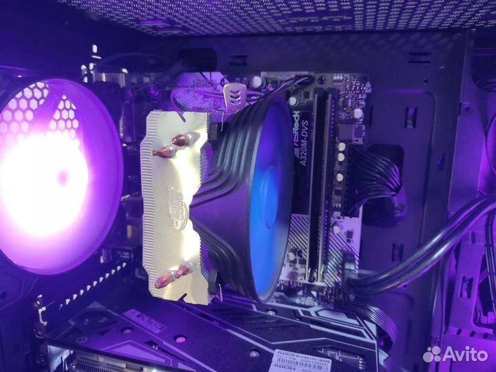 Ryzen 5 2600 A320m 16gb ddr4 + куллер