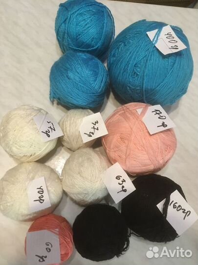 Различная пряжа нитки для вязания