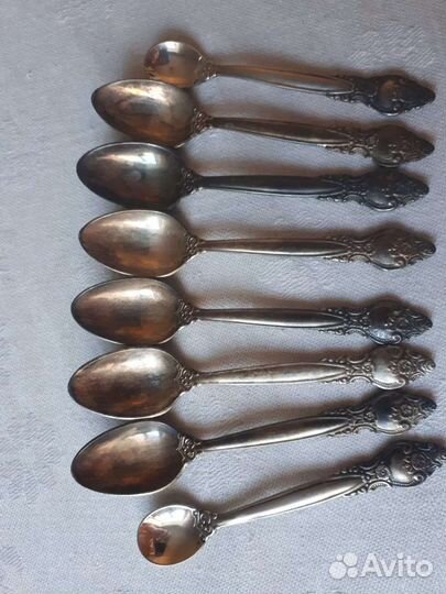 Ложки Троянда мельхиор