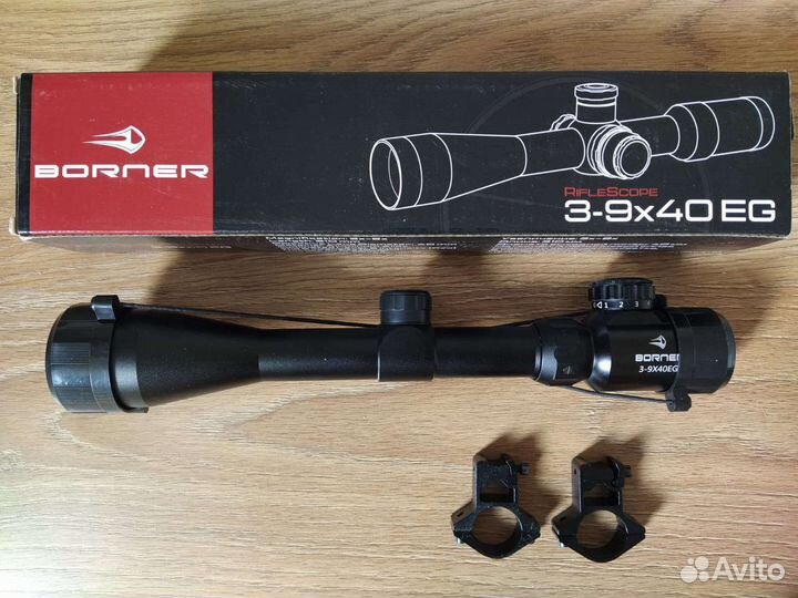 Оптический прицелBorner3-9х40EG,Mil-Dot
