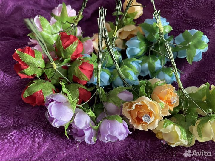 Розочки искусственные цветы