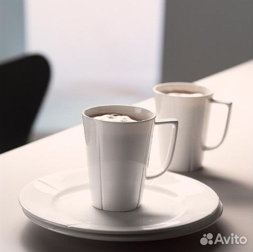 Кружки Grand Cru 340 мл.4шт Фарфор Rosendahl Дания