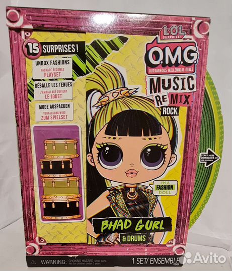 Кукла L.O.L. Surprise OMG Bhad Gurl 577584EUC