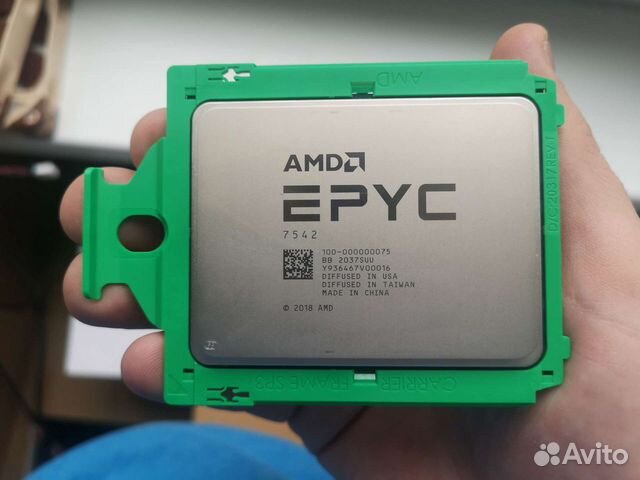 AMD epyc 7542 32 ядра 2.9-3.4Ghz 128mb 225w