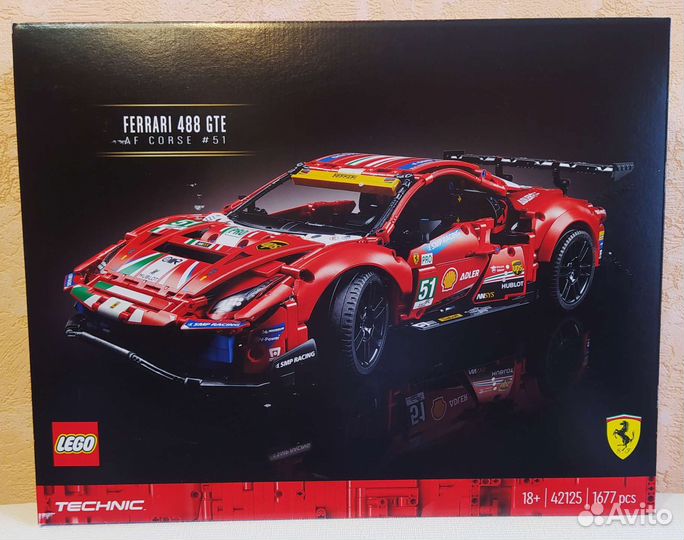 Lego 42125 Technic Ferrari 488 GTE - Новый