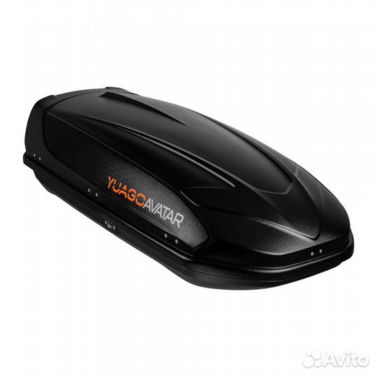 Автобокс yuago Avatar (460л) Черный (тиснение)