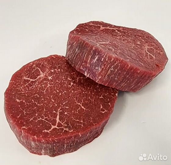 Стейк из мраморной говядины Яблочко 