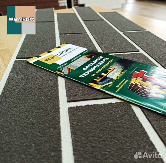 Гибкий кирпич WarmPlatt без затирки швов