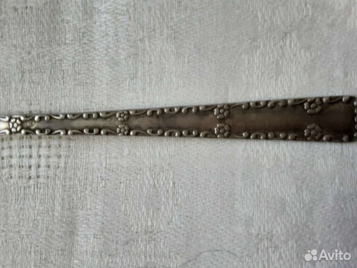 Ложка для салата мельхиоровая СССР