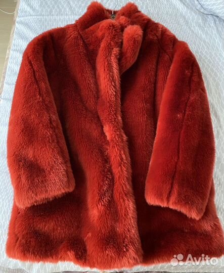 Шуба из эко меха H&M