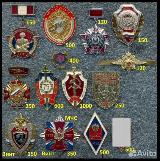 Значки и Знаки СССР цены на фото