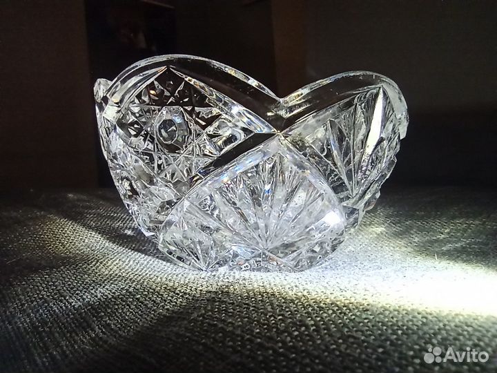 Хрусталь СССР. 4 вазочки конфетницы или салатника