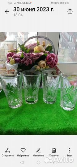 Рюмки хрусталь СССР