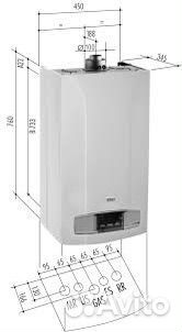 Котел газовый настенный baxi luna-3 240 i