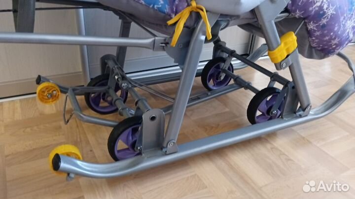 Детские санки коляска