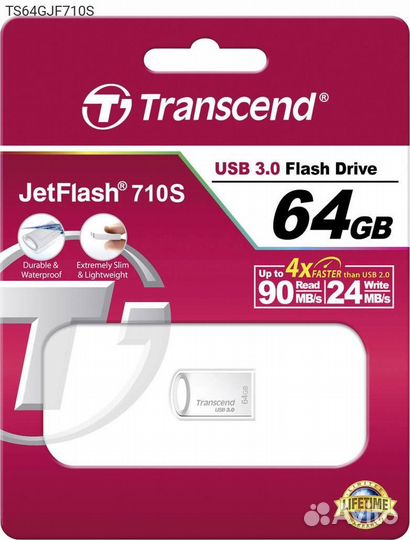 USB накопитель Transcend JetFlash 710 USB 3.0 64GB