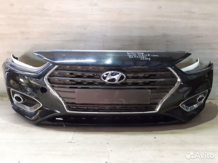 Бампер передний Hyundai Solaris 2 С 2017 Года