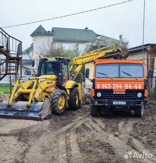Услуги миниэкскаватора