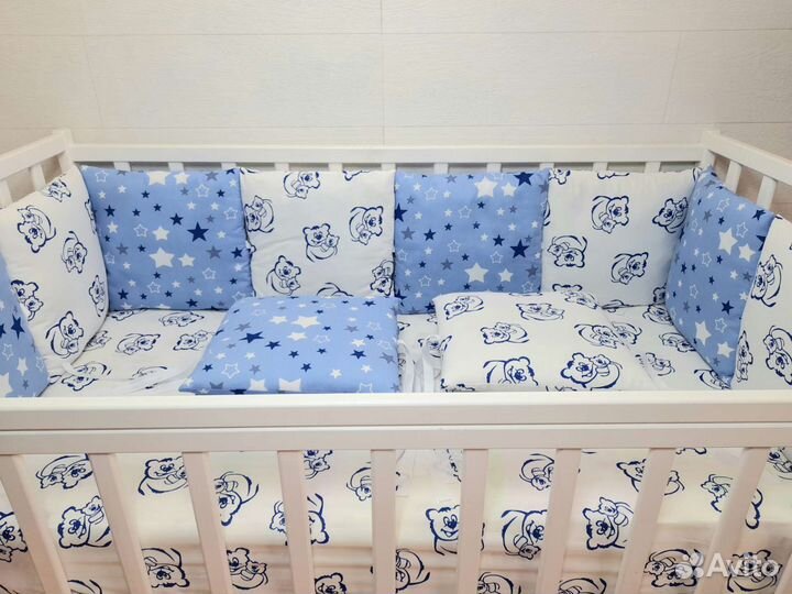 Бортики в детскую кроватку