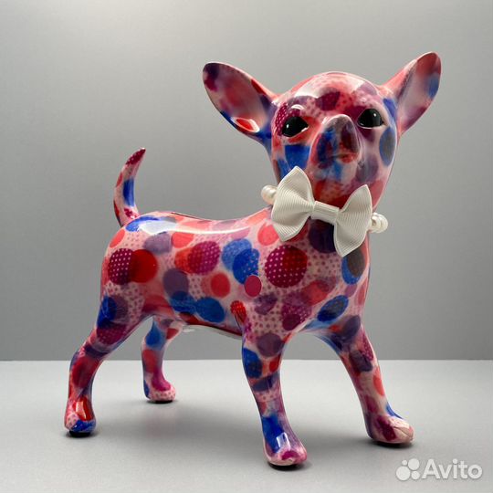 Фарфоровая статуэтка.Собака Чихуахуа. Европа