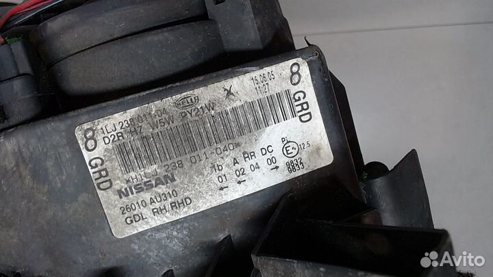 Фара (передняя) Nissan Primera P12, 2005