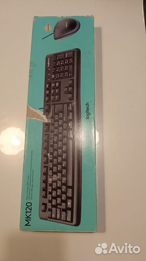Клавиатура (комплект с мышью ) Logitech MK120